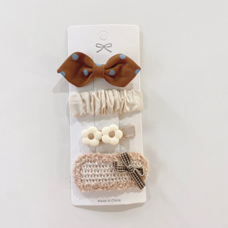 刺繍ヘアピン ヘアクリップ キッズアクセサリー ベビーアクセサリー 