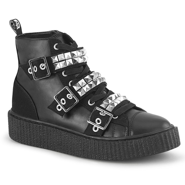 【DEMONIA】厚底×美品【中古】 楽天市場】【中古】DEMONIA 厚底スニーカー ブラック サイズ