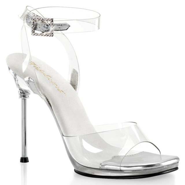PLEASER【取り寄せ】プリーザー・シックシングルソールラップアラウンドクリアサンダル/品番：CHIC-06/CHIC06/11cmヒール/レディース/ダンス/エレガント/衣装/コスプレ/ドレス/キャバ嬢/小さいサイズ/大きいサイズ/レディース/透明靴/靴/クリア/透明｜KONI KONI