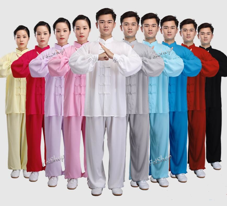未使用品　サテン　太極拳　コスチューム　上下　Lサイズ imgrc0078508858.jpg