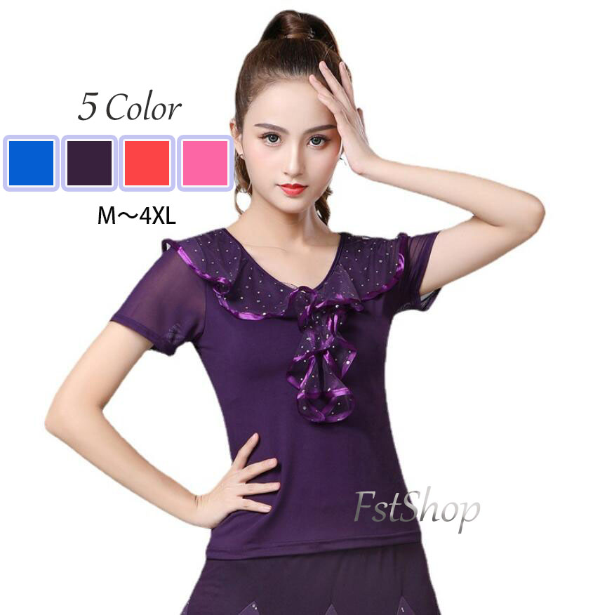 【美品 フラメンコ衣装】ブラック ブラウス トップス キャミソール 黒 フリル 黒レースのフラメンコ ブラウス Maestranza モデル - Viva la Feria