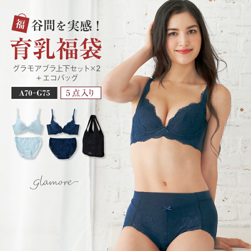 当店人気no1ブラ 育乳福袋 育乳ブラ ブラジャー ショーツ 2組セット エコバッグ付き おまかせ ブラショーツセット 返品不可 交換可 脇肉 スッキリ 贅肉 補正ブラ 大きいサイズ ブラジャー Ft1038 Dcgroup Com