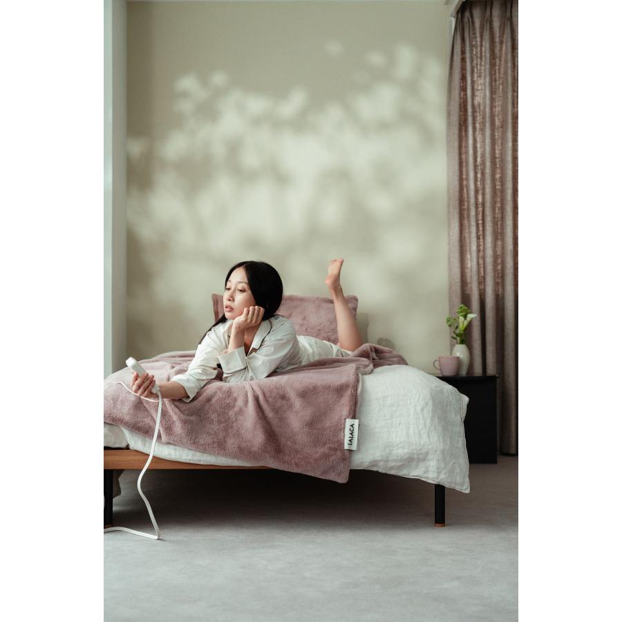 楽天市場】LALACA(ララカ） heated blanket roomy GRG(グレージュ) 蔦
