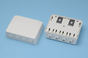 ＬＡＮ用ローゼット CAT6対応 4口用 【LMJ-NT4-6】 HMJ/八光電機製作所