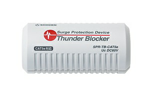 サンダーブロッカー　LANケーブル用 雷防護アダプター 【SPR-TB-CAT5e】 SHODEN/昭電