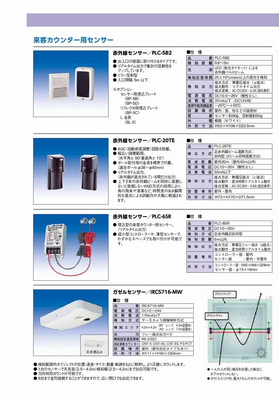 赤外線センサー近赤外線ビーム遮断方式(対向型2段ビーム)屋外20m・屋内40m用【PB-20TE】TAKEX/竹中エンジニアリング