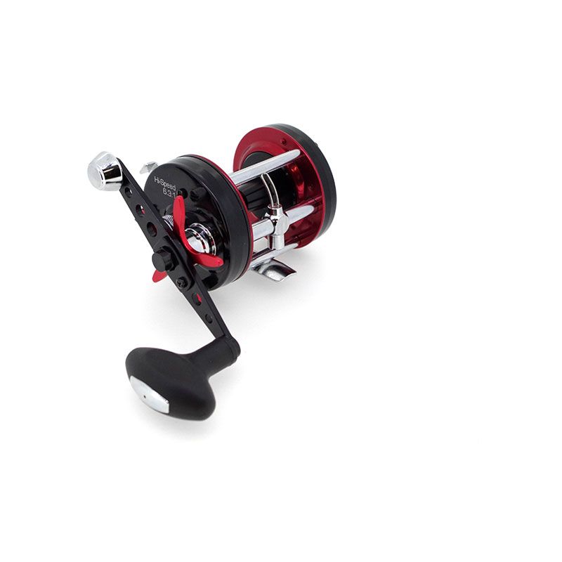 アブ AMB 6500CS ROCKET Black/Red High-speed（右ハンドル） / アブガルシア リール アンバサダー 【釣具 釣り具】