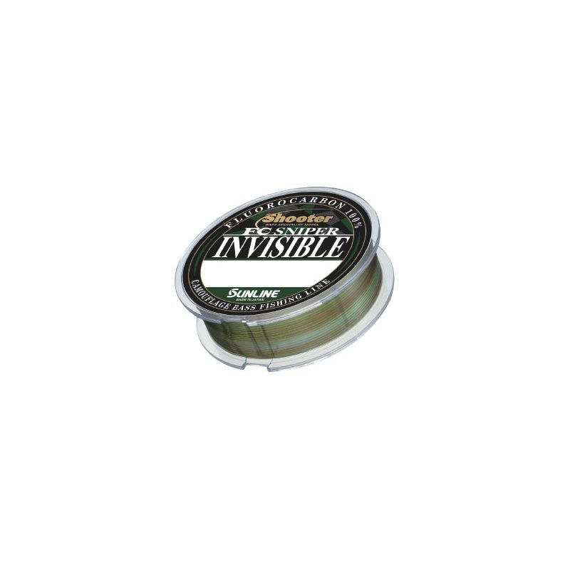 サンライン(Sunline)　シューター・FC スナイパー インビジブル 75m 8lb / バス釣り フロロカーボンライン 平行巻　　【釣具　釣り具】画像