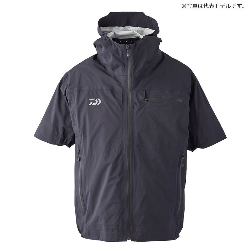 short rain jacket with hood