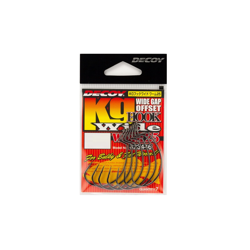 ワーム大 楽天市場】デコイ WORM25 ワーム25 キロフックワイドフック #5/0