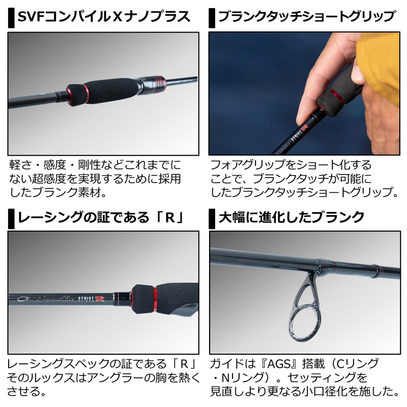 変更OK DAIWA（釣り） ダイワ エメラルダス STOIST RT 84M - 通販