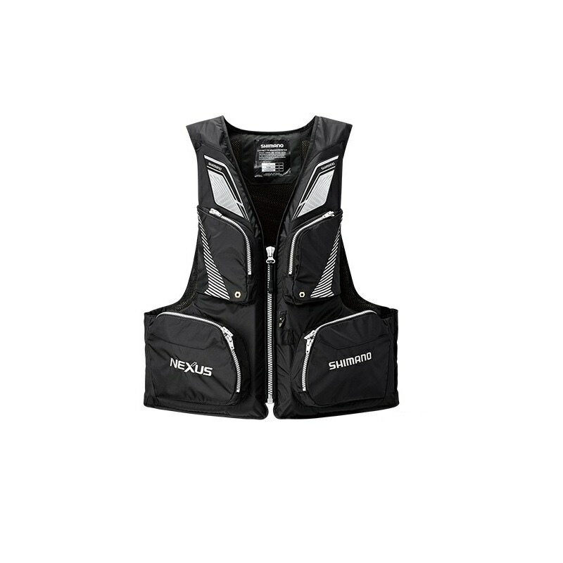 【週末限定値下げ】SHIMANO ネクサス フローティングベスト VF-121T シマノ ネクサス フローティングベスト VF-121T フルブラック XL(LL