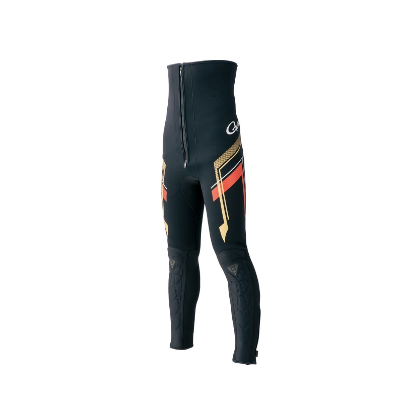 がまかつ GM5811 鮎タイツ(3mm厚) S ブラック/レッド　【釣具　釣り具】 4549018722987_1.jpg