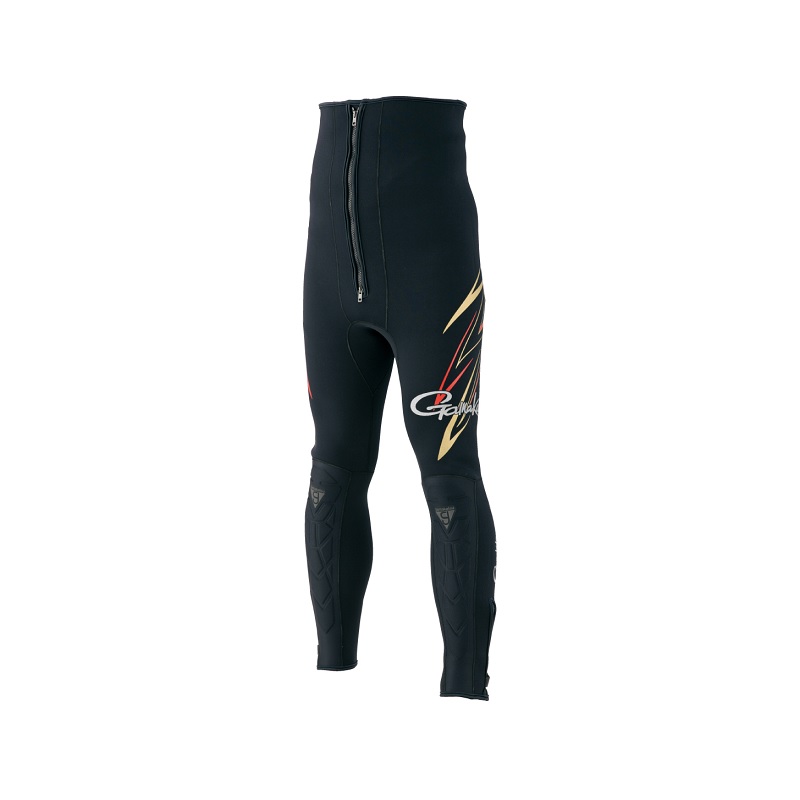 がまかつ GM5812 鮎タイツ(3粍厚) MX 黒いこと/赤いこと 【釣具 つり銭具】