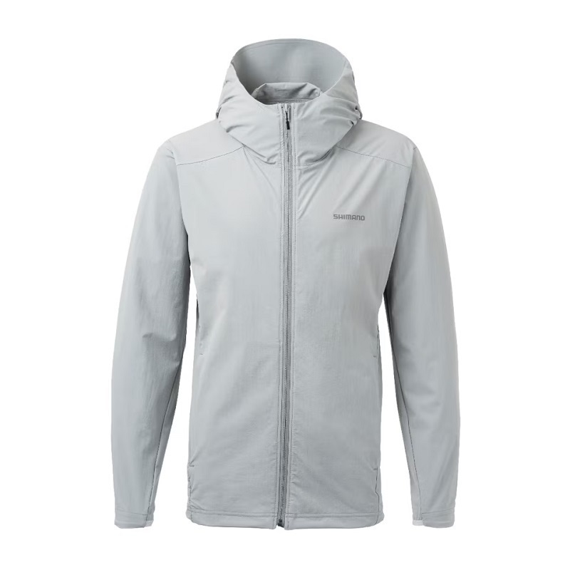 シマノ WJ-020W テックフーディー 2XL 薄墨色 【釣具 御釣り具】