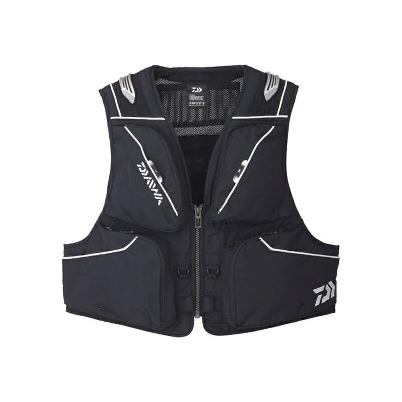 ダイワ ショートフィッシングベスト DV-3023 ブラック Lサイズ 楽天市場】ダイワ DV-3023 ショートフィッシングベスト ブラック