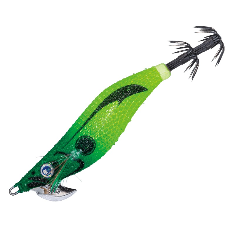 メジャークラフト　BEES-1.8 ビッグアイ・エギスッテ 1.8号 #017 夜光グリーングリーン画像