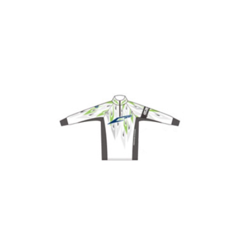オーナー ストレッチグラフィックシャツ2 L ホワイト/ライム 【釣具 釣り具】