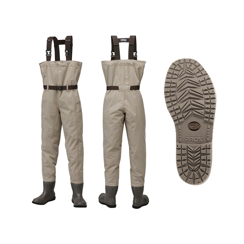プロックス PX33123SSS テフロンポリエステルウェダー (洋服箪笥/ラジアルタイヤ) 3S/SS 【釣具 釣り銭具】 ウェーダー・靴-フィッシング