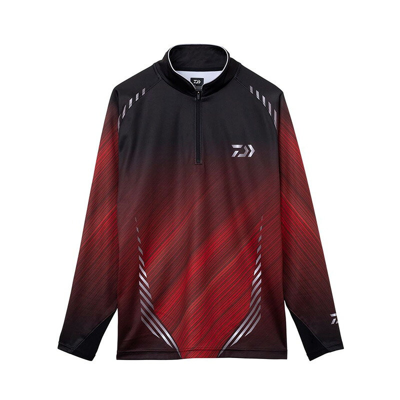 ダイワ ダイワ DE-7723 エキスパートライトジップシャツ 赤いこと 2XL【店卸し資産極限点特価】【秋冬物御召しもの大懲らしめる】 魚釣り