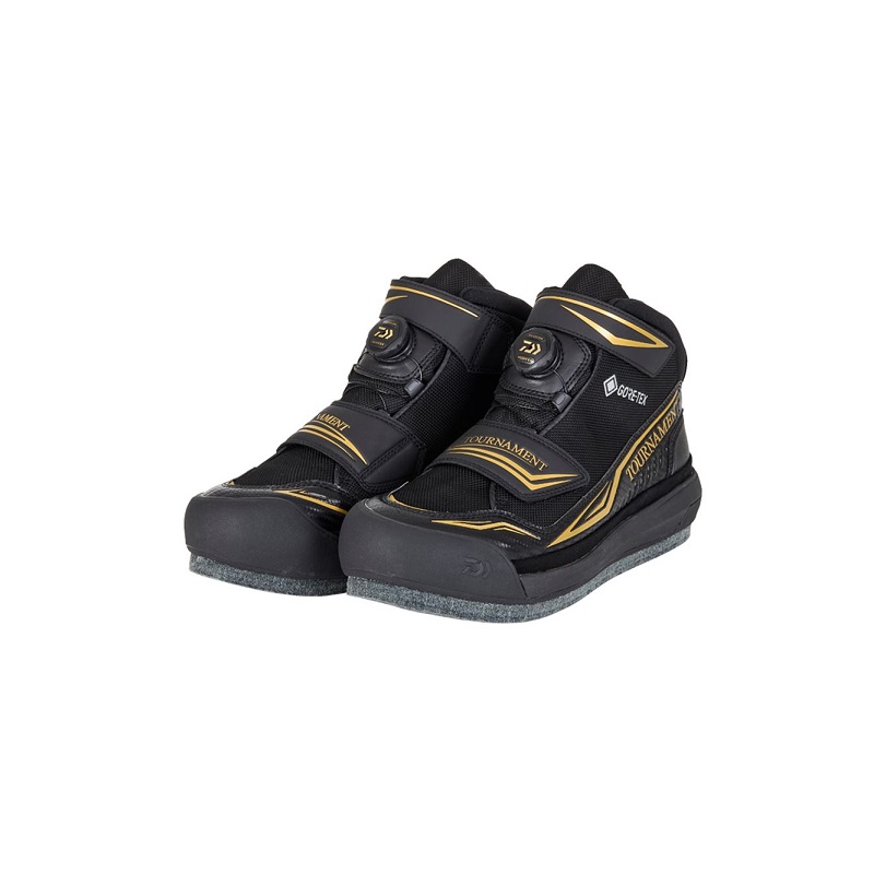 ダイワ　ダイワ　TM-2501G トーナメント GORE-TEX シューズ フェルトスパイク ブラック 25.5cm【在庫限り特価】【秋冬物衣料大処分】　釣り