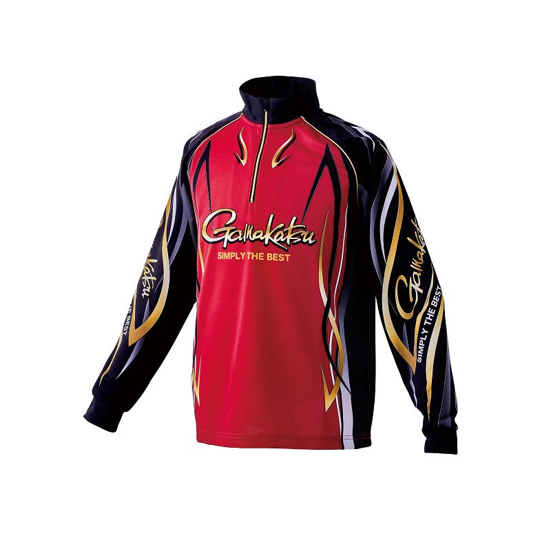 楽天市場】GM3778 UDジップシャツ #3Lサイズ #レッド （がまかつ