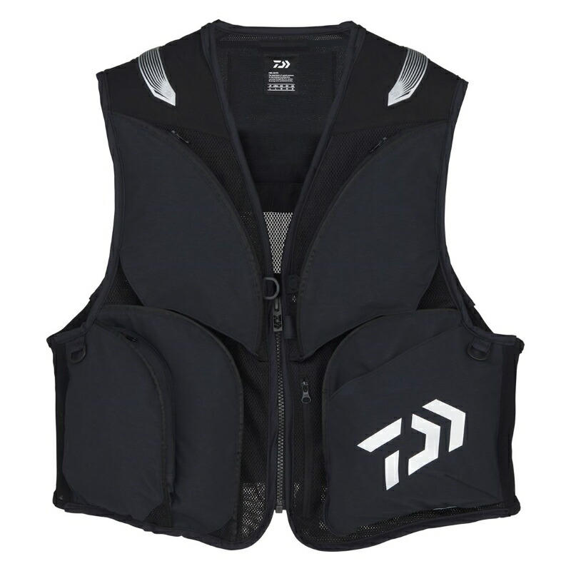 Daiwa DV-2124 CORDURA®クールショート 鮎ベスト ブラック 4550133461743_1.jpg