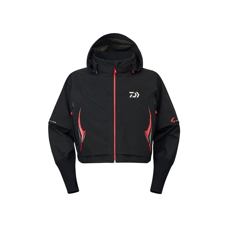 ダイワ DR-1425J 特別 GORE-TEX ベリーショートレインジャケット 黒いこと M