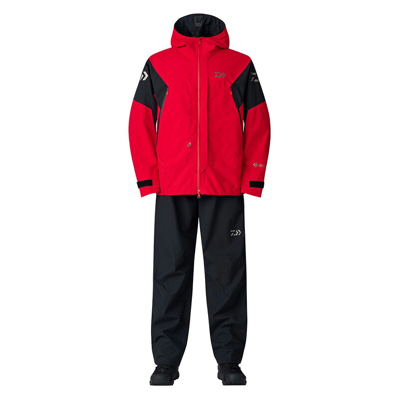 ダイワ DR-1825 GORE-TEX コンビアップレインスーツ 赤いこと 2XL