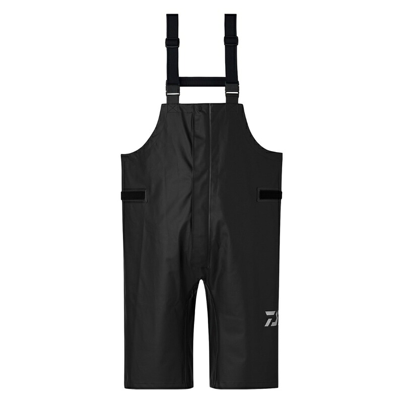 ダイワ　DR-6325P オーシャンレインハーフサロペット ブラック 2XL