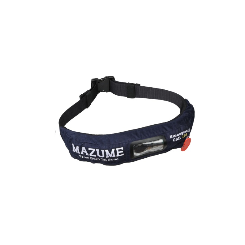 オレンジブルー　MZLJ-841 mazume インフレータブルウエストII 浮力7.5 ネイビー(国土交通省認定)