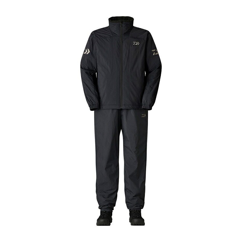ダイワ DI-5225 CORDURA ウォームアップスーツ 黒いこと L【御釣り 防寒着 防寒御召しもの 防寒下穿き】