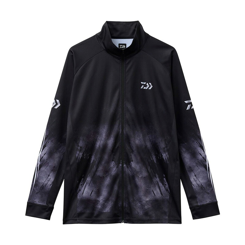ダイワ DE-7725 エキスパートライトジップシャツ ブラック 2XL|釣具のFTO