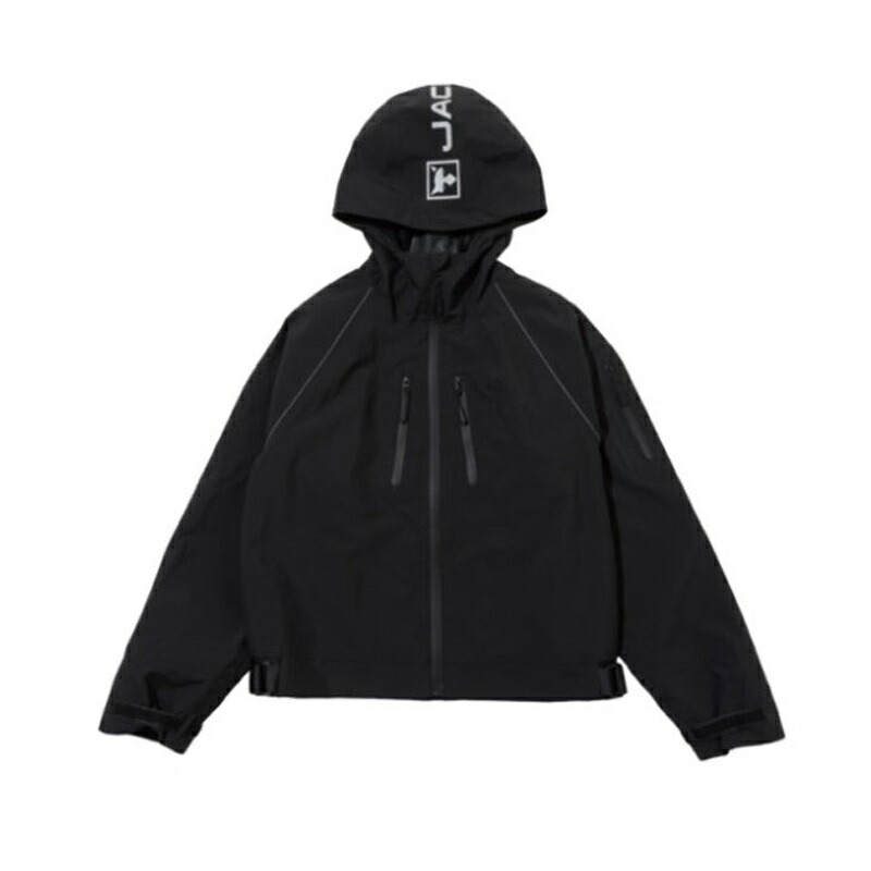ジャッカル ウェーディングショートジャケット JA-A003 黒いこと XXL