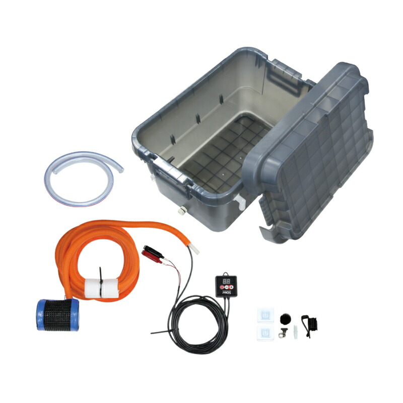 プロックス PX165SWTC50CK ライブウェル循環生簀ハイパワー TC50ストロング クリアブラック