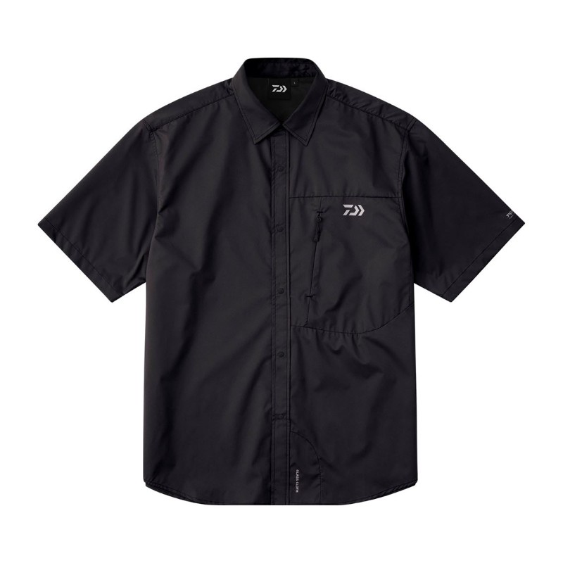 ダイワ DE-5226 Pertex ショートスリーブシャツ 黒いこと XL