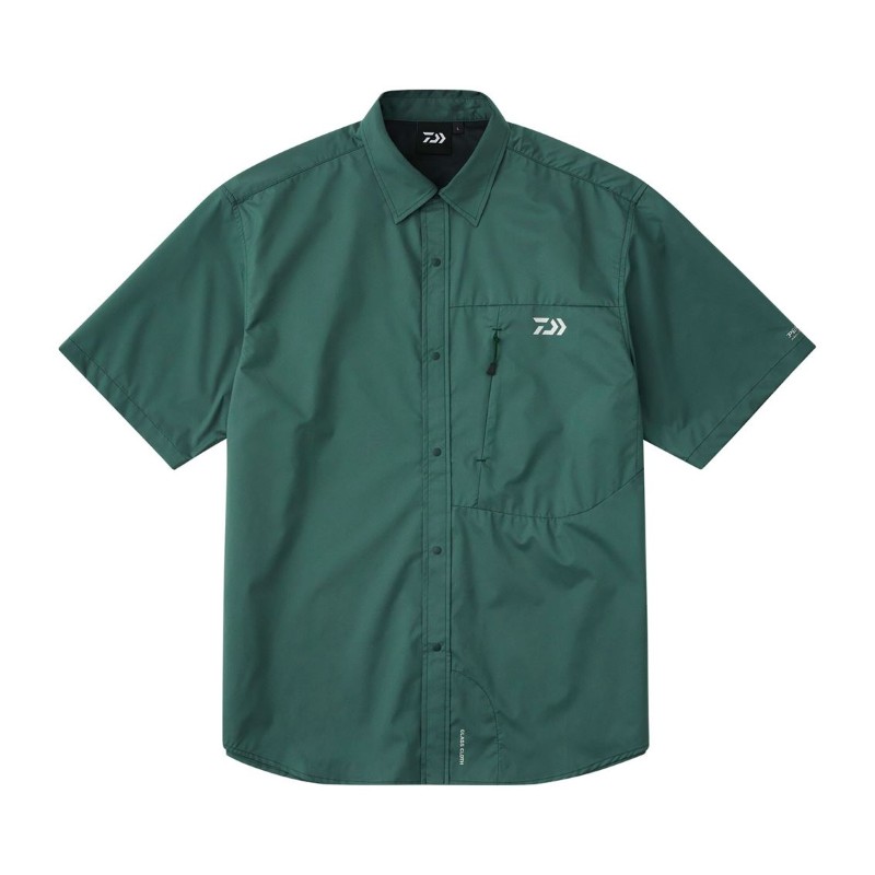ダイワ DE-5226 Pertex ショートスリーブシャツ ダル緑であること M