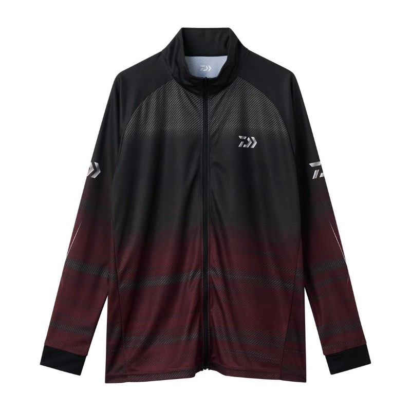 ダイワ　DE-7326 ロングスリーブ ドライシャツ フルジップ レッド 2XL 5,821円
