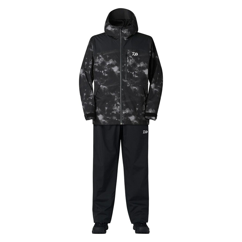 ダイワ DR-3625 RAINMAX レインスーツ ブラックヘイズカモ 2XL