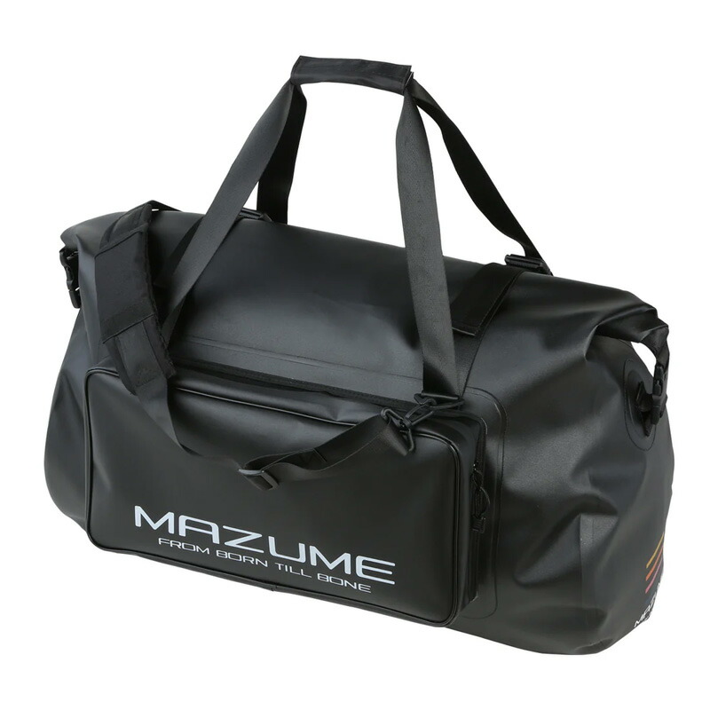 オレンジブルー MZBK-844 mazume ウォータープルーフダッフルバッグ 52L ブラック|釣具のFTO