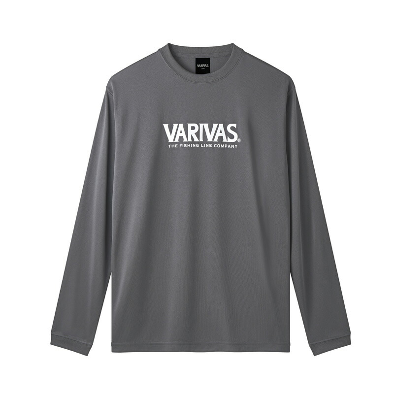バリバス　VAT-51 ドライロングTシャツ チャコール L