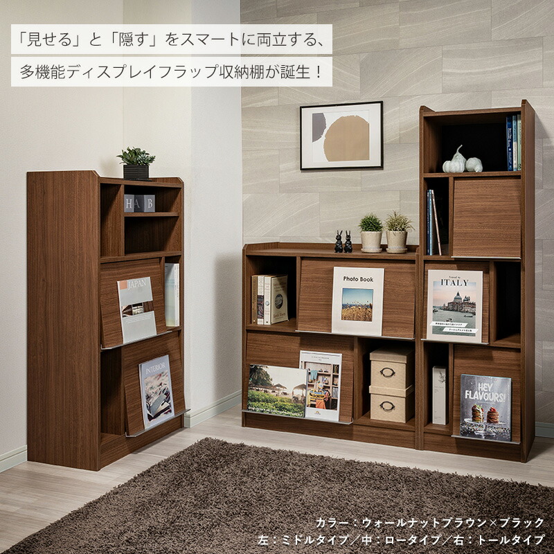 3印字機 4色合い 見せびらかす仕合わせ ALE 収納家具-オープンラック-本棚・ラック・カラーボックス