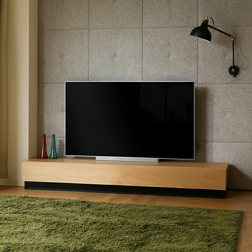 テレビ台 幅180cm テレビボード カラー ブラウン ウォールナット サイズ 幅 180 奥行45 高さ24cm 生産国 福岡県 国産 日本製 完成品 ローボード ロータイプテレビ台 北欧 家具 無垢材 天然木シート 収納付き 大川家具