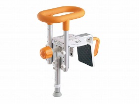 浴槽手すり パナソニックエイジフリー コンパクト 入浴 ユニットバス専用 入浴グリップ［ユクリア］UB専用コンパクト脚付ショート S 130 おすすめ サポート 安全 使いやすい 介護｜ケアフーク