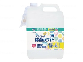 ヘルパータスケ らくハピアルコール除菌EX広広とした つめかえ  5L 入れもの売りわたす