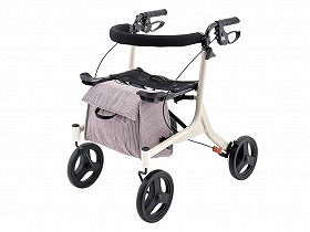 歩行器 アロン化成 ベージュ軽量 調節可能 買い物 歩行車 ショッピングターン おすすめ ラクラク 使いやすい 介護 軽い|ケアフーク