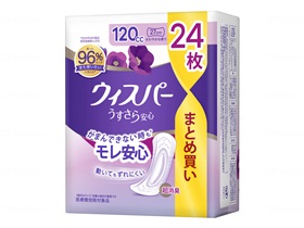 ウィスパー うすさら安心 多いときでも安心【ケース販売】