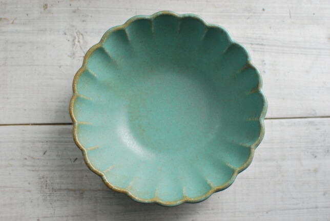 楽天市場】和りんかシリーズ 花びらボウル 14cm 灰（グレー