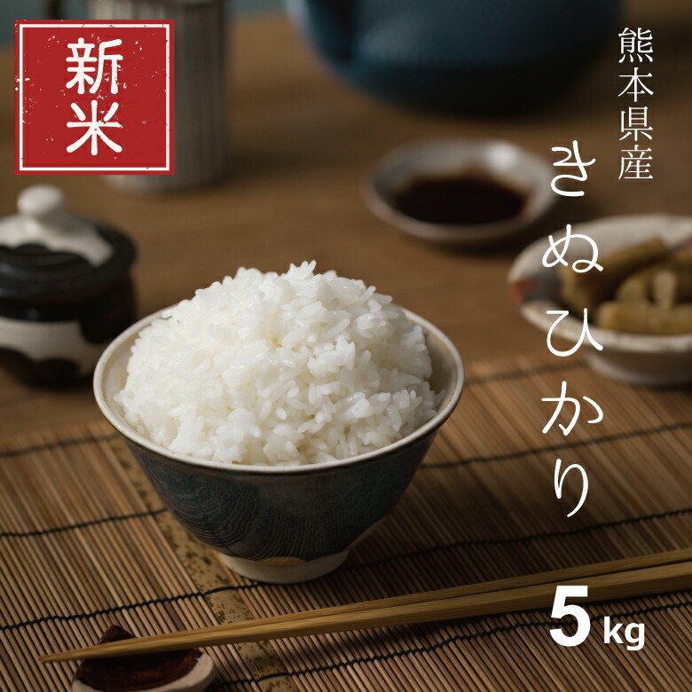 【楽天市場】新米 米 無洗米 5kg 送料無料 キヌヒカリ 5kg 熊本