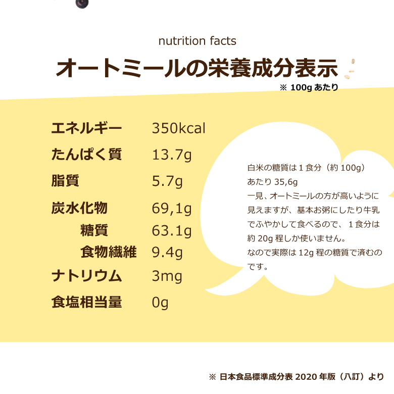 ポイント5倍！〜1月6日(土)09:59迄！】オーガニック オートミール 800g